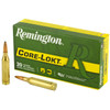 Remington Core-Lokt Hyper Velocity Centerfire Ammunition, 243 Winchester, Pointed Soft Point Core Lokt, 100 Grain - 20 Cartridge Box ( 20 / 1 )