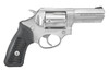 Ruger 5719 SP101  357 Mag  3.10 Barrel 5 Shot TripleLocking Cylinder  Satin Stainless Steel Cushioned Rubber With Synthetic Insert Grip Transfer Bar Safety UPC: 736676057191