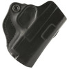 DeSantis Gunhide 019BAY1Z0 Mini Scabbard  OWB Black Leather Belt Slide Fits Springfield XDS Right Hand UPC: 792695317791
