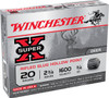 Winchester Super-X 20 Gauge Slug Ammunition, 2 3/4 Inch, 1600 FPS, 3/4 Ounce, Rifled Slug Hollow Point - 5 Cartridge Box ( 5 / 1 )