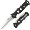 Cold Steel CS10AB Counter Point I 4 Folding Spear Point Plain Satin AUS10A SS Blade Black GrivEx Handle Includes Pocket Clip UPC: 705442017691