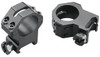 Weaver Mounts 48362 FourHole Skeleton Rings  Matte Black 1 Extra High UPC: 076683483621