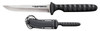 Cold Steel CS53NCC Spike  4 Fixed Drop Point Plain Cryo 4116 SS BladeBlack Scalloped GrivEx Handle Includes Bead Chain LanyardSheath UPC: 705442010111