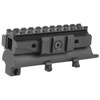 NcStar MTSKS TriRail Receiver Cover SKS Rifle Weaver 4.80 Long Black Anodized SeeThru Aluminum UPC: 814108011901