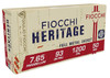 Fiocchi Heritage High Velocity Centerfire Ammunition, 7.65 x 21mm Parabellum, Semi Jacketed Soft Point, 93 Grain - 50 Cartridge Box ( 50 / 1 )