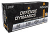 Fiocchi Defense Dynamics Subsonic Centerfire Ammunition, 38 Special, Jacketed Hollow Point, 158 Grain - 50 Cartridge Box ( 50 / 1 )
