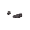 Trijicon 600900 SuppressorOptic Height Sights Smith  Wesson MP MP 2.0  Black  Green Tritium White Outline Front Sight Green Tritium White Outline Rear Sight UPC: 719307213241