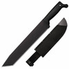 Cold Steel CS97BTMS Tanto  13 Black Matte BakedOn Anti Rust 1055 Carbon Steel Blade Black Polypropylene Handle 15.63 Long Includes Sheath UPC: 705442018391