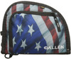 Allen 7719 Victory Auto Fit Handgun Case USA Flag Endura wBlack Trim 1Pocket Knit Lining Foam Padding  Lockable Zippers 9 x 7 Interior Dimensions UPC: 026509077190