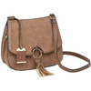 Bulldog BDP034 Cross Body Purse wHolster Tan Suede Most Sm Pistols  Revolvers Right Hand UPC: 672352011500