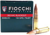 Fiocchi Range Dynamics Hyper Velocity Centerfire Ammunition, 300 Blackout, Full Metal Jacket Boat Tail, 150 Grain - 50 Cartridge Box ( 50 / 1 )