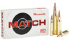 Hornady Match Hyper Velocity Centerfire Ammunition, 6.5 Creedmoor, Extremely Low Drag-Match, 120 Grain - 20 Cartridge Box ( 20 / 1 )