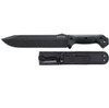 KaBar BK9 Becker Combat Bowie 9.25 Fixed Clip Point Plain Black 1095 CroVan Blade Black Ultramid Handle Includes Sheath UPC: 617717200090