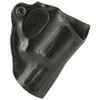 DeSantis Gunhide 019BA02Z0 Mini Scabbard  OWB Black Leather Belt Slide Fits Taurus 85850 2 Barrel Right Hand UPC: 792695299820