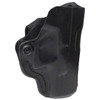 DeSantis Gunhide 019BAB6Z0 Mini Scabbard  OWB Black Leather Belt Slide Fits Glock 1719233236 Right Hand UPC: 792695226260