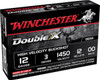 Winchester Double X 12 Gauge Shotshell Ammunition, 3 Inch, 1450 FPS, 12 Pellet, #00 Buck - 5 Cartridge Box ( 5 / 1 )