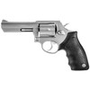 Taurus 2650049 65  38 Special P or 357 Mag 6 Shot 4 Barrel Overall Matte Finish Stainless Steel Finger Grooved Black Rubber Grip Fixed Sights UPC: 725327330080