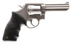 Taurus 2650049 65  38 Special P or 357 Mag 6 Shot 4 Barrel Overall Matte Finish Stainless Steel Finger Grooved Black Rubber Grip Fixed Sights UPC: 725327330080