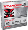 Winchester Super-X 410 Bore Shotshell Ammunition, 2 1/2 Inch, 1300 FPS, 3 Pellet, #000 Buck - 5 Cartridge Box ( 5 / 1 )