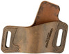 Versacarry WBOWB23 Protector S1 OWB Distressed Brown Leather Belt Slide Fits Large SemiAuto Right Hand UPC: 643989153680