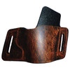 Versacarry WBOWB23 Protector S1 OWB Distressed Brown Leather Belt Slide Fits Large SemiAuto Right Hand UPC: 643989153680