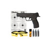 Daisy 985415242 415 Powerline Kit CO2 177 BB 211 495 fps Black Polymer Frame with Pic. Rail Fiber Optic Sight Includes AmmoTargetGlassesCO2 Cartridges UPC: 039256854150