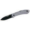 KaBar 4062GY Dozier Hunter 3 Folding Drop Point Plain Black AUS8A SS Blade Gray Zytel Handle Includes Pocket Clip UPC: 617717304620