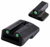 TruGlo TGTG231A1W Tritium Pro  Black  Green Tritium White Outline Front Sight Green Tritium Rear Sight UPC: 788130023990