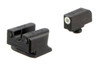 TruGlo TG231W2W Tritium Pro  Black  Green Tritium White Outline Front Sight Green Tritium Rear Sight UPC: 788130024010