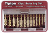 Tipton 749245 Jag Set  MultiCaliber 832540 Thread Brass 13 Pieces Includes Storage Box UPC: 661120325000