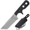 Cold Steel 49HTF Tac Mini 3.75 Fixed Plain Tanto Japanese AUS8A SS Blade Black GrivEx Handle UPC: 705442009870