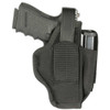 Blackhawk 40AM36BK MultiUse  IWBOWB Size 36 Black Cordura Belt Clip Fits Sm Frame 56 Rd Revolver wHammer22.25 Barrel Belt 1.501.75 Wide Ambidextrous UPC: 648018090820