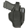 Blackhawk 40AM36BK MultiUse  IWBOWB Size 36 Black Cordura Belt Clip Fits Sm Frame 56 Rd Revolver wHammer22.25 Barrel Belt 1.501.75 Wide Ambidextrous UPC: 648018090820