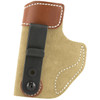 DeSantis Gunhide 106NBD6Z0 SofTuck  IWB Natural LeatherSuede Belt Clip Compatible wGlock 43 Left Hand UPC: 792695305095