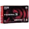 Federal American Eagle Hyper Velocity Centerfire Ammunition, 223 Remington, Total Metal Jacket, 75 Grain - 20 Cartridge Box ( 20 / 1 )
