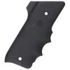 Hogue 82060 Rubber Grip  Black with Finger Grooves  Right Hand Finger Rest for Ruger Mark II III UPC: 743108820605