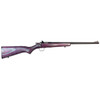 Crickett KSA2227 Youth  22 LR 1rd 16.12 Blued Barrel  Receiver Fixed FrontAdjustable Rear Sights Purple Laminate Stock w11.5 LOP Rebounding Firing Pin Safety UPC: 611613022275