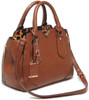 Bulldog BDP024 Satchel Purse wHolster Chestnut Leather for Small Autos  Revolvers Ambidextrous Hand UPC: 672352009385