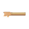 CMC Triggers 75524 Match Precision  Compatible w Glock 19 Gen34 9mm Luger 4.01 Bronze Bead Blasted Satin DLC Stainless Steel Fluted Match Grade Barrel UPC: 859464006475