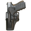 Blackhawk 410000BKL Serpa CQC  OWB Size 00 Black Carbon Fiber Polymer Belt LoopPaddle Compatible wGlock 17223147 Left Hand UPC: 648018003875