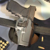 Blackhawk 413500BKR Serpa CQC Sportster OWB Size 00 Gun Metal Gray Polymer Paddle Compatible wGlock 17223147 Right Hand UPC: 648018090035