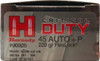 Hornady Critical Duty Subsonic Centerfire Ammunition, 45 ACP +P, Hornady FlexLock, 220 Grain - 20 Cartridge Box ( 20 / 1 )