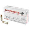 Winchester USA White Box High Velocity Centerfire Ammunition, 38 Super +P, Full Metal Jacket, 130 Grain - 50 Cartridge Box ( 50 / 1 )
