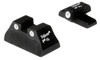 Trijicon 600268 Bright  Tough Night SightsHK  Black  Green Tritium White Outline Front Sight Green Tritium White Outline Rear Sight UPC: 719307201095