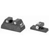 Trijicon 600268 Bright  Tough Night SightsHK  Black  Green Tritium White Outline Front Sight Green Tritium White Outline Rear Sight UPC: 719307201095