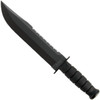 KaBar 2211 Big Brother  9.38 Fixed Top SerratedBottom Straight Plain Black 1095 CroVan Blade Black Kraton G Handle Includes Sheath UPC: 617717222115