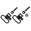 Uncle Mikes 13912 Magnum Band Swivel Set Quick Detach 115 CFL TriLock Blued 1 Loop for .630.675 Mag Tubes UPC: 043699139125