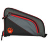 Ruger 27401 Tucson Handgun Case BlackGray With Red Trim Full Length Zipper Barrel Protector Pocket  Storage Pocket 10.50x7x1 UPC: 026509012375