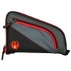 Ruger 27401 Tucson Handgun Case BlackGray With Red Trim Full Length Zipper Barrel Protector Pocket  Storage Pocket 10.50x7x1 UPC: 026509012375