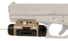 Viridian 9300016 X5L Gen 3 Green Laser WTactical Light 500 Lumens Universal 515 nm Wavelength Flat Dark Earth UPC: 804879604495